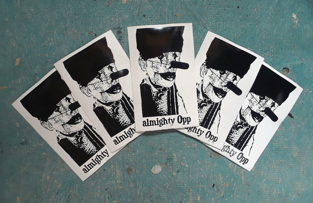 almighty Opp sticker