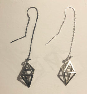 almighty Opptahedron Dangler Earrings