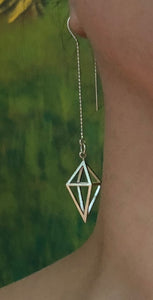 almighty Opptahedron Dangler Earrings